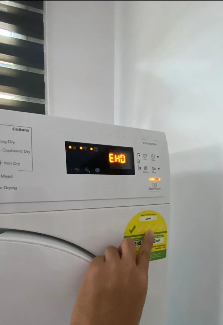 Dryer fault code repair