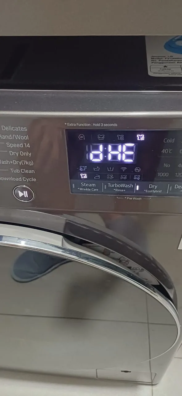 Washer-dryer combo drying fault